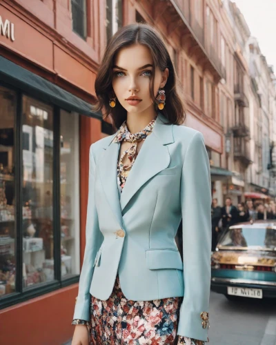 woman in menswear,vintage floral,business woman,bolero jacket,fashion street,menswear for women,sofia,businesswoman,on the street,business girl,vintage fashion,blazer,floral,young model istanbul,pantsuit,agent provocateur,women fashion,vogue,paris shops,bazaar