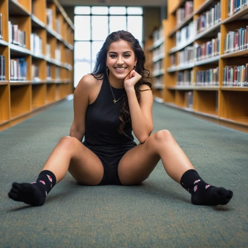 librarian,knee-high socks,gymnast,volleyball player,sexy athlete,santana,book,academic,jasmine sky,senior,crouching,toni,bookworm,teen,looking through legs,sports girl,squatting,sexy woman,foam roll,senior photos,Photography,General,Realistic