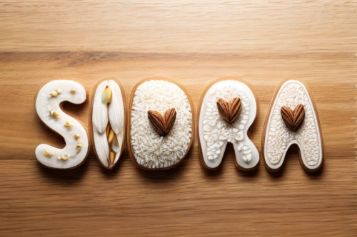 wooden letters,scrabble letters,decorative letters,soba,sorb,chocolate letter,spores,soba noodles,kora,spoons,sopaipilla,korma,turrón,semolina,gor,soft serve ice creams,letter s,wood type,alphabet pasta,wooden spoon,Realistic,Foods,None