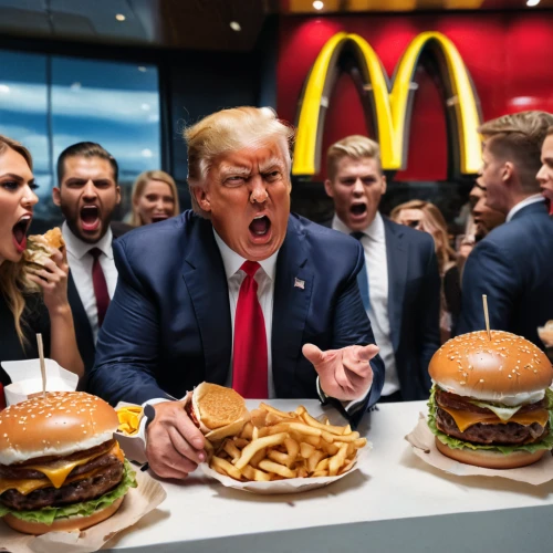 big mac,burgers,fast food restaurant,state of the union,mcdonald's,fast-food,burger king premium burgers,american food,donald trump,kids' meal,fastfood,big hamburger,45,donald,the burger,america,mcdonald,hamburgers,burguer,president of the united states,Photography,General,Commercial