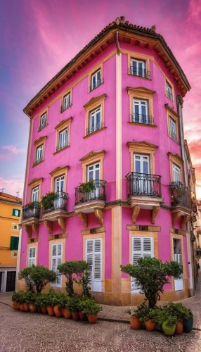 casa fuster hotel,burano,burano island,colorful facade,frascati,portofino,lucca,villa cortine palace,old town house,italy liguria,rose pink colors,pink city,lake maggiore,baroque building,palazzo,buildings italy,lombardy,palazzo barberini,boutique hotel,ascona,Photography,General,Realistic