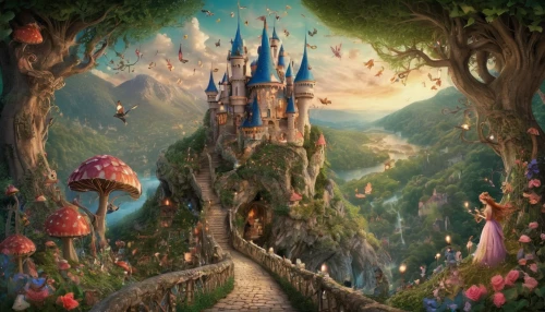 fairy world,fairy tale castle,fairy village,rapunzel,a fairy tale,children's fairy tale,fairy tale,fairytale,fantasy world,fairy forest,fairytale castle,fairy tales,fairy tale character,fairytales,fairytale forest,shanghai disney,fantasy picture,cinderella,enchanted forest,wonderland,Illustration,Realistic Fantasy,Realistic Fantasy 02