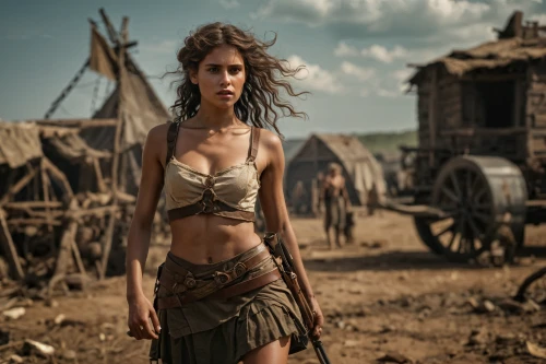 warrior woman,female warrior,woman of straw,western film,warrior east,biblical narrative characters,the enchantress,mad max,afar tribe,lara,western,huntress,girl in a historic way,fantasy woman,vikings,wild west,black pearl,celtic queen,burning man,buckskin