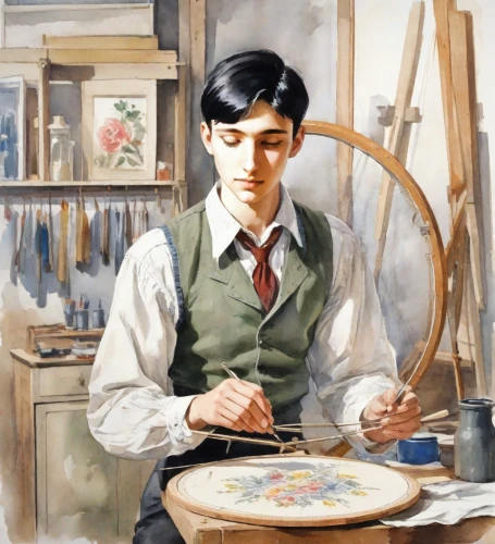 italian painter,painter,artist portrait,meticulous painting,craftsman,watchmaker,male poses for drawing,painting technique,sculptor,self-portrait,painter doll,a carpenter,illustrator,painting,artist,drawing course,art academy,inventor,tailor,potter's wheel