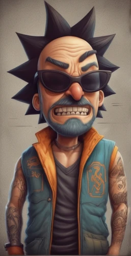 scandia gnome,2d,scrap dealer,pubg mascot,steam icon,angry man,edit icon,geppetto,game illustration,twitch icon,game character,punk,renegade,shopkeeper,punk design,gangstar,gnome,vector illustration,game art,sakana