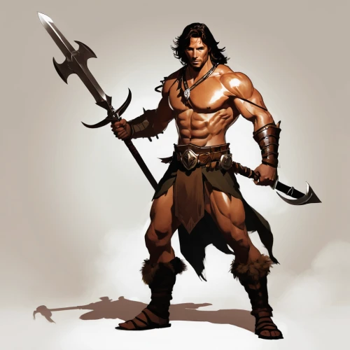 barbarian,male character,heroic fantasy,fantasy warrior,massively multiplayer online role-playing game,half orc,dane axe,swordsman,male elf,he-man,blacksmith,hercules,minotaur,daemon,wind warrior,black warrior,male poses for drawing,biblical narrative characters,warlord,warrior and orc,Conceptual Art,Fantasy,Fantasy 06