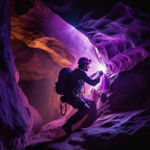 cave tour,caving,ultraviolet,chasm,lightpainting,canyoning,light painting,ice cave,descent,slot canyon,purple background,lava tube,cave,drawing with light,purpleabstract,glacier cave,purple,lava cave,wall,purple wallpaper,Photography,General,Fantasy