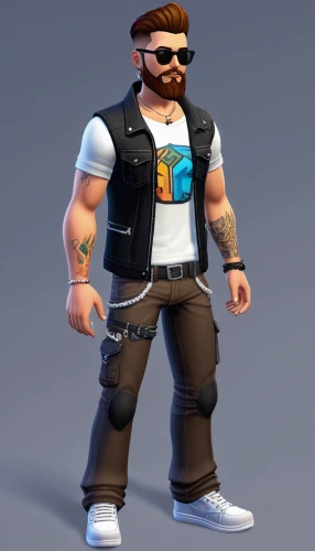 pubg mascot,stylish boy,skipper,builder,glider pilot,pirate,park ranger,officer,police officer,beatnik,blue-collar worker,policeman,mailman,engineer,summer items,tradesman,fortnite,nordic bear,pilot,man's fashion,Unique,3D,Isometric