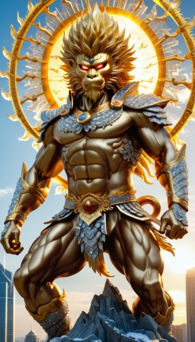 sun god,hanuman,nataraja,garuda,god shiva,liger,wind warrior,forest king lion,nine-tailed,lord shiva,golden dragon,sol,cat warrior,sea god,ramayana,lion - feline,poseidon god face,shiva,vishuddha,lion,Photography,General,Realistic