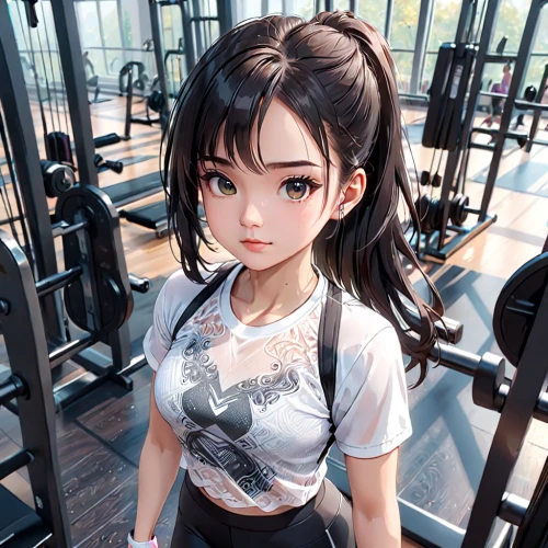 gym girl,workout,fitness room,lifting,workout items,gym,workout equipment,work out,fitness center,weight lifting,dumbbells,weightlifting machine,exercise,dumbbell,fitness,exercise machine,weights,exercising,workout icons,personal trainer,Anime,Anime,General