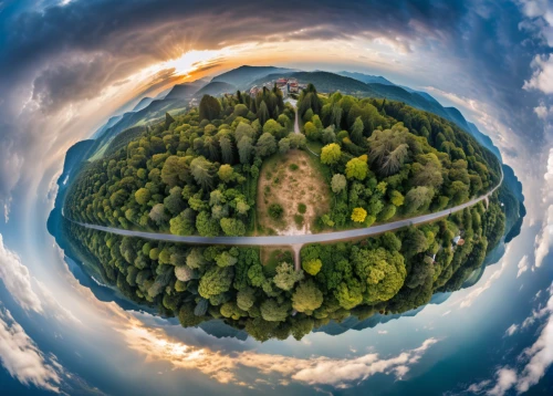 360 ° panorama,little planet,360 °,planet earth view,earth in focus,lensball,panoramical,tiny world,aerial landscape,saxon switzerland,small planet,pano,winding road,virtual landscape,panoramic landscape,panorama-like,spherical image,ore mountains,landform,drone view,Photography,General,Realistic