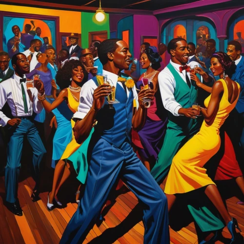 salsa dance,latin dance,square dance,go-go dancing,blues and jazz singer,dance club,folk-dance,rhythm blues,ballroom dance,dancing shoes,dancing couple,line dance,gospel music,fifties records,jazz it up,grooves,afro american,dancers,african culture,jazz,Illustration,American Style,American Style 01