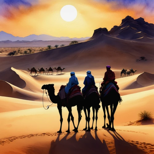 camel caravan,the three wise men,three wise men,dromedaries,arabian camel,camels,bedouin,rem in arabian nights,camel train,arabian horses,desert landscape,desert background,libyan desert,shadow camel,desert desert landscape,three kings,capture desert,arabic background,nomadic people,camelride,Illustration,Black and White,Black and White 08