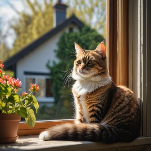 domestic short-haired cat,european shorthair,american shorthair,cat european,windowsill,toyger,window sill,cute cat,calico cat,cat resting,cat image,flower cat,american wirehair,breed cat,bengal cat,domestic cat,bengal,cat sparrow,red tabby,tabby cat,Photography,General,Natural