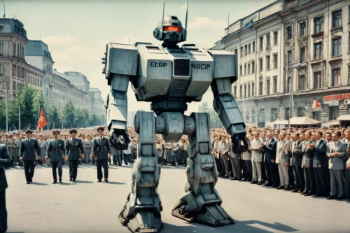 valerian,military robot,heavy object,mecha,imperial,13 august 1961,victory day,evangelion mech unit 02,world war ii,parade,gundam,imperial coat,autocracy,mech,evangelion eva 00 unit,federal army,admiral von tromp,imperial period regarding,prussian,robots,Photography,Documentary Photography,Documentary Photography 03