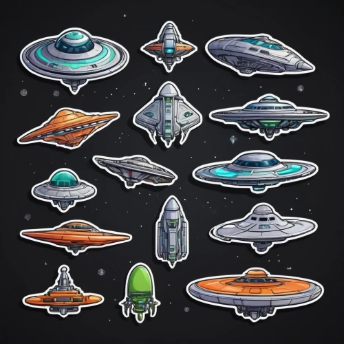 space ships,spaceships,systems icons,set of icons,starship,spaceship space,ufos,collected game assets,uss voyager,icon set,ships,galaxy types,extraterrestrial life,spacescraft,federation,crown icons,fleet and transportation,space ship model,ship releases,shipping icons,Unique,Design,Sticker