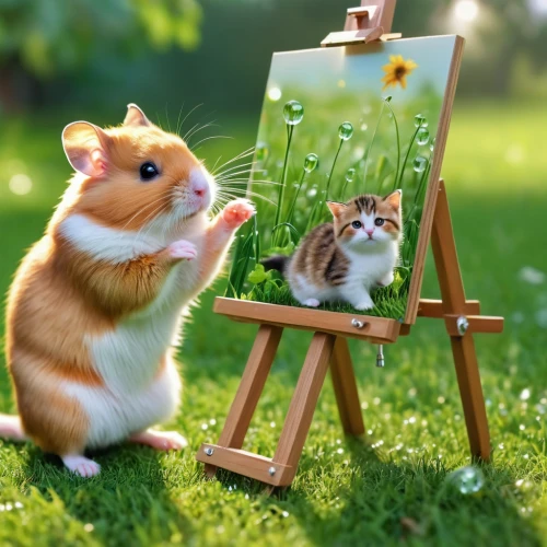 painter,painting technique,art painting,artist,artist portrait,painting,meticulous painting,italian painter,photo painting,artists,whimsical animals,hamster buying,artistic portrait,to paint,artistic,paint a picture,easel,flower painting,table artist,hamster frames,Photography,General,Realistic