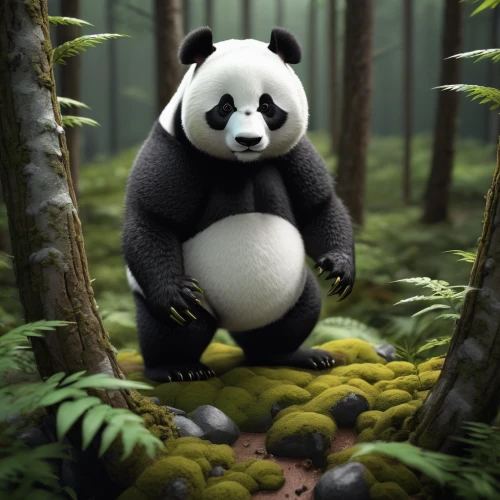 chinese panda,panda bear,panda,giant panda,pandabear,kawaii panda,little panda,baby panda,panda cub,kawaii panda emoji,pandas,po,hanging panda,bamboo,french tian,panda face,forest animal,anthropomorphized animals,lun,cute cartoon character,Conceptual Art,Sci-Fi,Sci-Fi 08