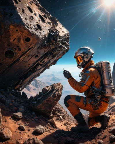 robot in space,spacesuit,space art,mission to mars,astronaut suit,astronaut,astronautics,space tourism,astronaut helmet,space craft,cosmonautics day,space walk,sci fiction illustration,digital compositing,space voyage,space suit,lost in space,spacewalk,spacewalks,space travel,Photography,General,Fantasy