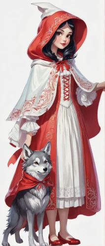 red riding hood,little red riding hood,red coat,fairy tale character,kitsune,fairytale characters,red cape,fairy tale icons,imperial coat,hanbok,laika,snow white,west siberian laika,two wolves,girl with dog,queen of hearts,east siberian laika,wolf couple,suit of the snow maiden,howl