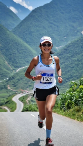 ultramarathon,long-distance running,run uphill,female runner,racewalking,middle-distance running,half-marathon,adventure racing,800 metres,duathlon,su yan,half marathon,shuai jiao,endurance sports,dufour peak,free running,xuan lian,trail running,pocari sweat,marathon,Photography,General,Realistic