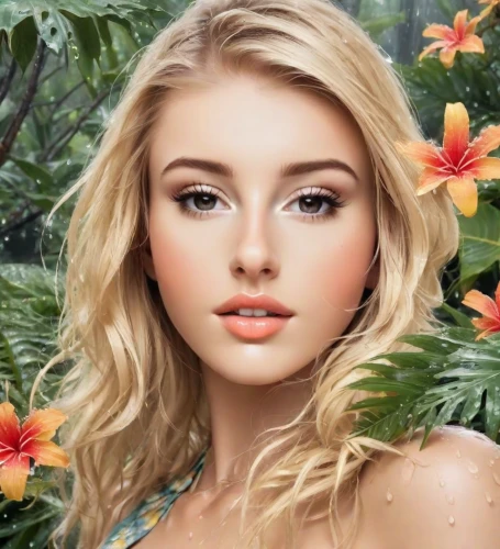 tropical floral background,beautiful girl with flowers,flowers png,floral background,girl in flowers,flower background,tropical bloom,tropical flowers,floral,colorful floral,natural cosmetic,aloha,luau,natural cosmetics,magnolia,beautiful young woman,frangipani,exotic flower,spring background,portrait background