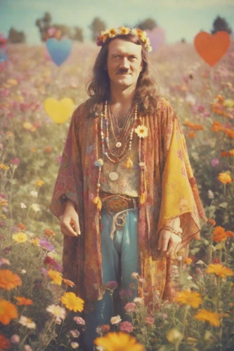 hippie time,hippie,field of flowers,70s,hippy,immerwurzel,persian poet,guru,hippy market,bach flower therapy,enrico caruso,chief cook,cholado,bard,bohemian shepherd,1973,bohemian,1971,meadow,genghis khan