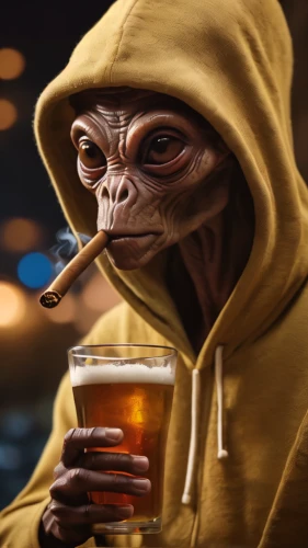 et,smoking man,jedi,yoda,solo,beer cocktail,monk,bazlama,beers,pub,beer,drunkard,boba,kermit,mundi,tea zen,prymulki,beer match,brew,pubs,Photography,General,Cinematic