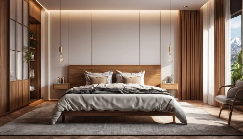 modern room,room divider,bedroom,modern decor,sleeping room,interior modern design,contemporary decor,guest room,danish room,canopy bed,hinged doors,3d rendering,interior design,guestroom,wooden wall,modern style,japanese-style room,bedroom window,bed frame,scandinavian style,Photography,General,Realistic