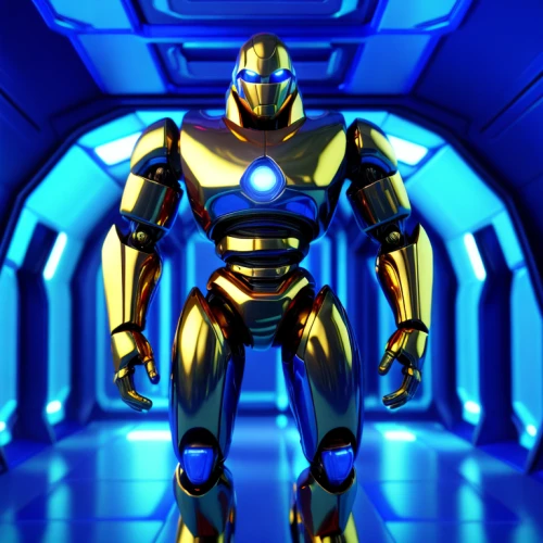 ironman,c-3po,dark blue and gold,kryptarum-the bumble bee,steel man,bumblebee,3d man,iron man,cinema 4d,iron-man,butomus,armored,war machine,bolt-004,yellow-gold,gold wall,armor,knight armor,yellow and blue,3d render