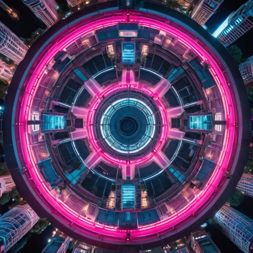 cyclocomputer,radial,kaleidoscope,ufo interior,abstract retro,vortex,kaleidoscopic,spaceship space,jukebox,electron,ferris wheel,hub,circles,vertigo,panopticon,electric arc,metropolis,space station,matrix,futuristic,Photography,General,Realistic