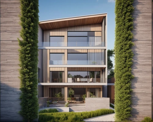 3d rendering,modern house,eco-construction,appartment building,modern architecture,hoboken condos for sale,contemporary,garden elevation,new housing development,smart house,residential tower,frame house,mid century house,block balcony,residential property,timber house,landscape design sydney,wooden facade,residential house,residential building,Photography,General,Realistic