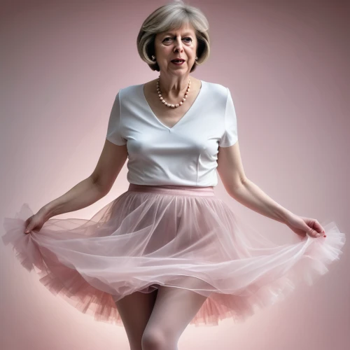 brexit,tutu,ballet tutu,gammon,white skirt,evil woman,hoopskirt,wicked witch of the west,ballerina,british actress,scary woman,may,scared woman,step and repeat,streampunk,dress to the floor,overskirt,crinoline,elizabeth ii,see-through clothing