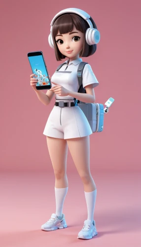 3d model,3d figure,nurse uniform,3d render,female nurse,music player,holding ipad,rockabella,girl at the computer,3d rendered,tiktok icon,3d modeling,retro girl,vector girl,mini e,pubg mascot,bjork,plug-in figures,lady medic,gadget,Unique,3D,3D Character