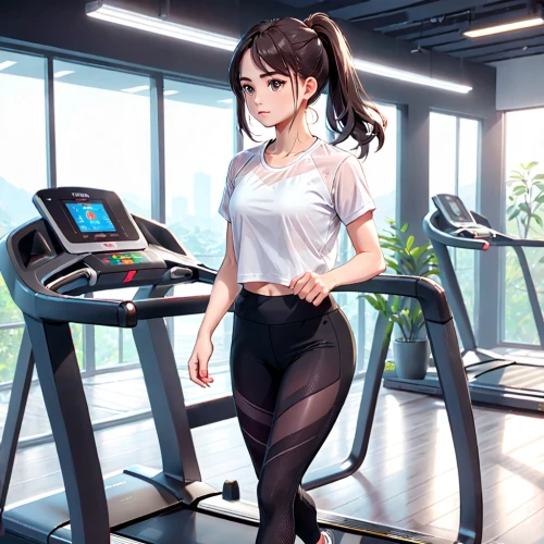 fitness room,exercise machine,gym girl,workout,treadmill,fitness center,work out,gym,fitness professional,exercise,workout equipment,running machine,workout items,exercising,workout icons,personal trainer,sports girl,fitness coach,fitness,honmei choco,Anime,Anime,General