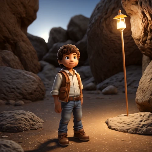 miguel of coco,visual effect lighting,scene lighting,indiana jones,character animation,clay animation,toy's story,3d render,cinema 4d,3d rendered,agnes,digital compositing,kid hero,miner,coco,3d model,main character,pilgrim,action-adventure game,adventurer