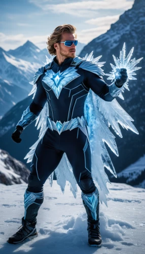 iceman,icemaker,iceburg lettuce,electro,ice,steel man,digital compositing,king ortler,pow,super hero,ice lettuce,father frost,powerglass,bordafjordur,the ice,god of thunder,infinite snow,action hero,icy,aquaman,Photography,General,Fantasy