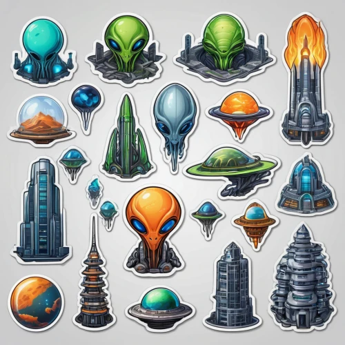 set of icons,systems icons,icon set,collected game assets,crown icons,mail icons,airships,space ships,party icons,turrets,download icon,website icons,houses clipart,spaceships,fruits icons,fairy tale icons,rodentia icons,android icon,leaf icons,drink icons,Unique,Design,Sticker