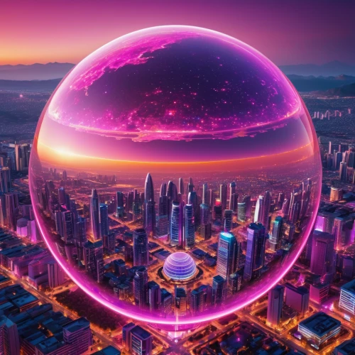 glass sphere,crystal ball,glass ball,spherical,crystal ball-photography,prism ball,globe,giant soap bubble,mirror ball,orb,futuristic landscape,lensball,sphere,quarantine bubble,purpleabstract,globes,plasma bal,planet eart,musical dome,fantasy city,Photography,General,Realistic