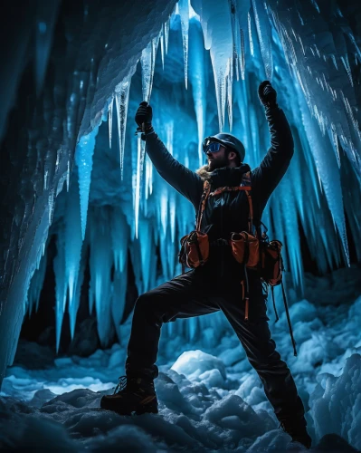 ice climbing,ice cave,glacier cave,ice castle,ice hotel,gerlitz glacier,ski mountaineering,mountain rescue,ice wall,stalactite,caving,the blue caves,crevasse,ice planet,arctic,glacier tongue,south pole,icemaker,blue caves,antarctic,Photography,General,Fantasy