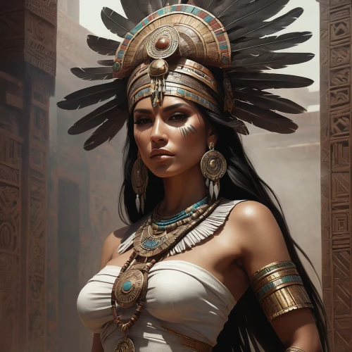 ancient egyptian girl,cleopatra,ancient egyptian,egyptian,ancient egypt,horus,pharaonic,priestess,artemisia,headdress,athena,aztec,warrior woman,karnak,pharaoh,female warrior,ancient costume,pharaohs,arabian,sphinx pinastri,Conceptual Art,Fantasy,Fantasy 11