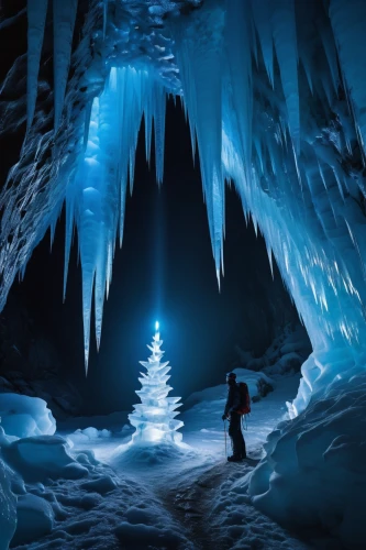 ice cave,glacier cave,blue cave,blue caves,the blue caves,ice castle,finnish lapland,lapland,north pole,entrance glacier,crevasse,polar lights,ice climbing,baffin island,arctic,ice hotel,ice planet,stalactite,stalagmite,cave tour,Photography,General,Fantasy