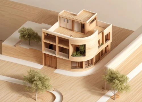model house,cubic house,miniature house,timber house,an apartment,archidaily,japanese architecture,wooden construction,3d rendering,habitat 67,eco-construction,dunes house,residential house,isometric,wooden mockup,wooden house,apartment,plywood,wooden houses,sky apartment,Common,Common,None