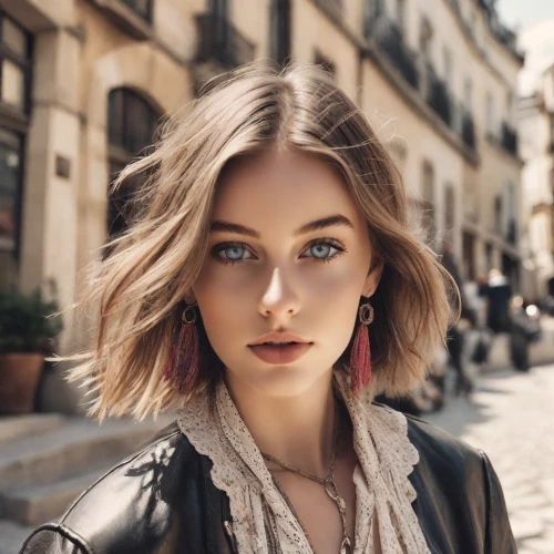 asymmetric cut,natural color,layered hair,smooth hair,model beauty,short blond hair,romantic look,pompadour,bob cut,boho,sofia,on the street,french silk,pink and brown,pretty young woman,haired,burning hair,smart look,beret,young model istanbul