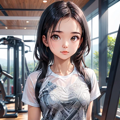 gym girl,workout,fitness room,workout items,gym,lifting,work out,workout equipment,personal trainer,honmei choco,sports girl,fitness center,fitness,exercise,fitness professional,fitness model,workout icons,weightlifting machine,weight lifting,exercising,Anime,Anime,General