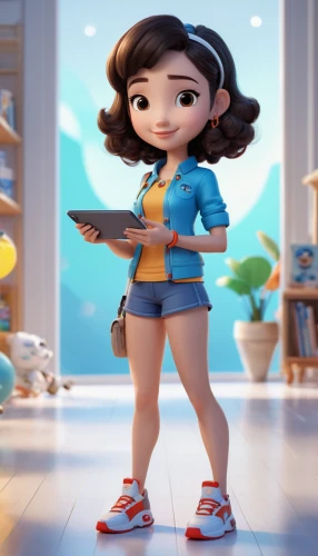 cute cartoon character,agnes,female runner,mulan,moana,cute cartoon image,girl in the kitchen,animated cartoon,vector girl,character animation,maya,sports girl,lilo,rockabella,3d model,3d figure,female swimmer,yo-kai,clay animation,siu mei,Unique,3D,3D Character