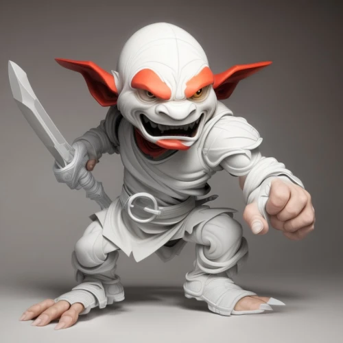 scandia gnome,goblin,3d model,3d figure,skylander giants,gnome,kobold,imp,fgoblin,yo-kai,goki,3d render,dwarf,game figure,smurf figure,halloween vector character,sculpt,skylanders,figurine,3d modeling,Common,Common,Natural