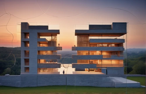 modern architecture,residential tower,cubic house,build by mirza golam pir,modern house,cube stilt houses,sky apartment,habitat 67,concrete blocks,contemporary,3d rendering,arhitecture,residences,residential,block balcony,condominium,jewelry（architecture）,house with caryatids,apartments,block of flats,Photography,General,Natural