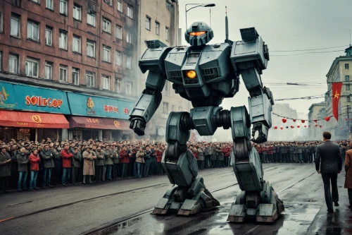 military robot,war machine,mech,robot combat,mecha,robots,robotics,robotic,parade,robot,minibot,digital compositing,district 9,suit actor,walking man,transformers,bot,bot training,cybernetics,polish police,Photography,Documentary Photography,Documentary Photography 08