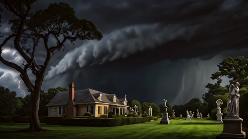thunderstorm,shelf cloud,storm clouds,haunted cathedral,stormy clouds,stormy sky,lightning storm,thunderclouds,fantasy picture,dark clouds,storm,a thunderstorm cell,haunted house,house insurance,the haunted house,the storm of the invasion,dramatic sky,home landscape,creepy house,world digital painting,Photography,General,Natural
